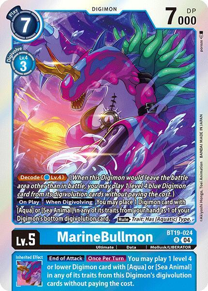 MarineBullmon BT19-024 [ Inglese / Giapponese ]