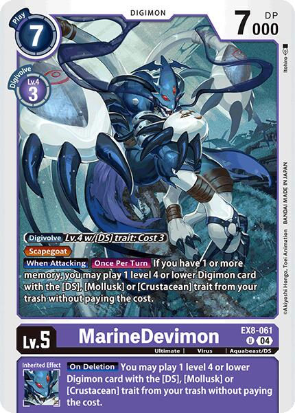 MarineDevimon EX8-061 [ Inglese / Giapponese ]