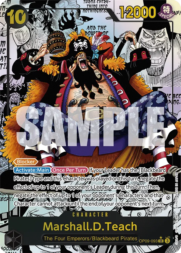 Marshall. D. Teach OP09-093 [ Inglese / Giapponese / Francese / Cinese Semplificato ]