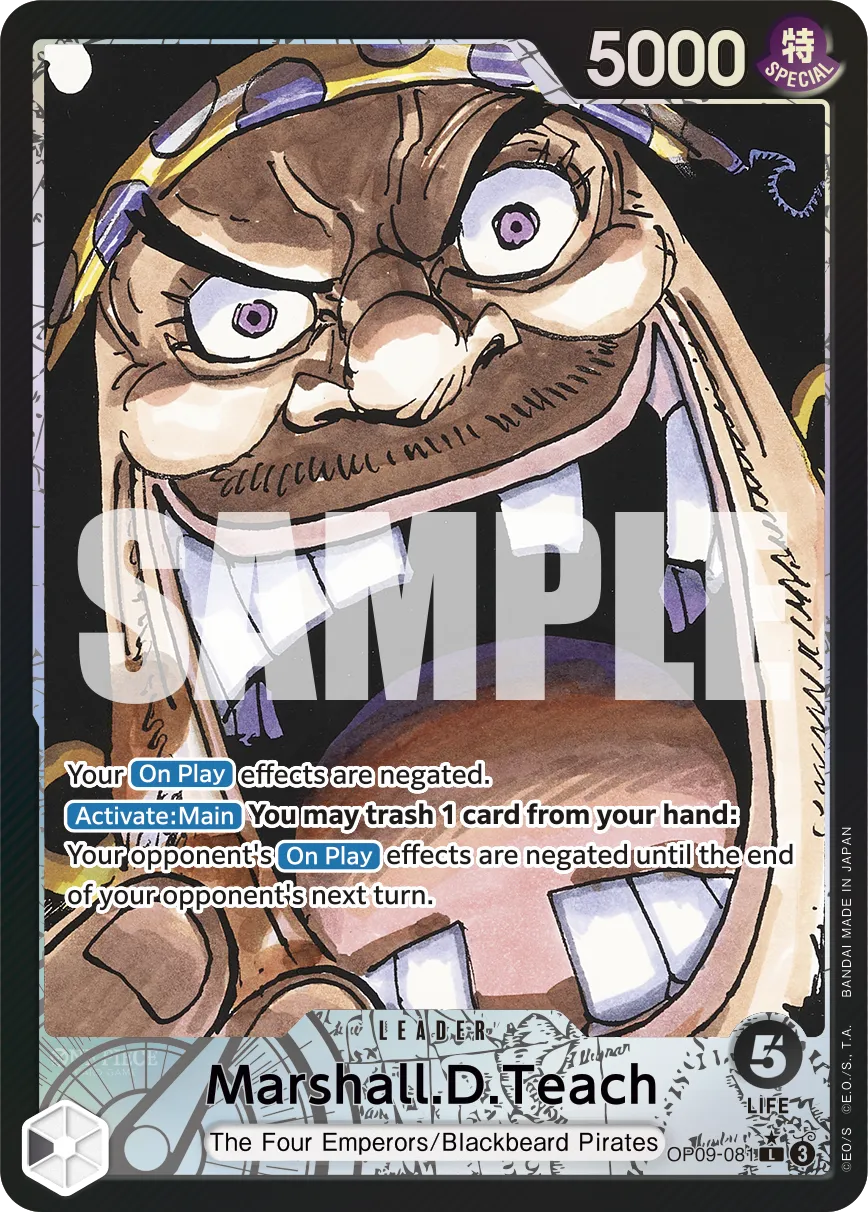 Marshall. D. Teach OP09-081 [ Inglese / Giapponese / Francese / Cinese Semplificato ]