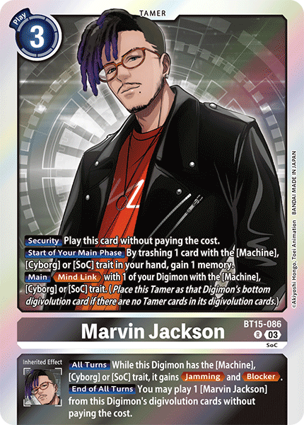 Marvin Jackson BT15-086 [ Inglese / Giapponese ]