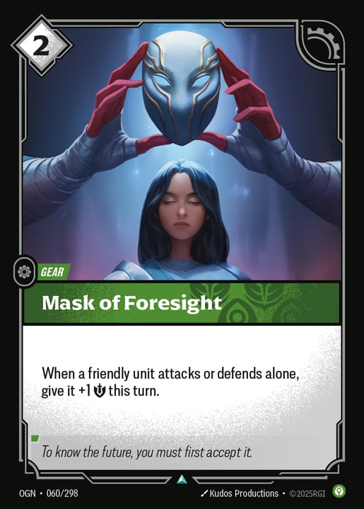 Mask of Foresight (Uncommon) [ Inglese / Cinese Semplificato ]