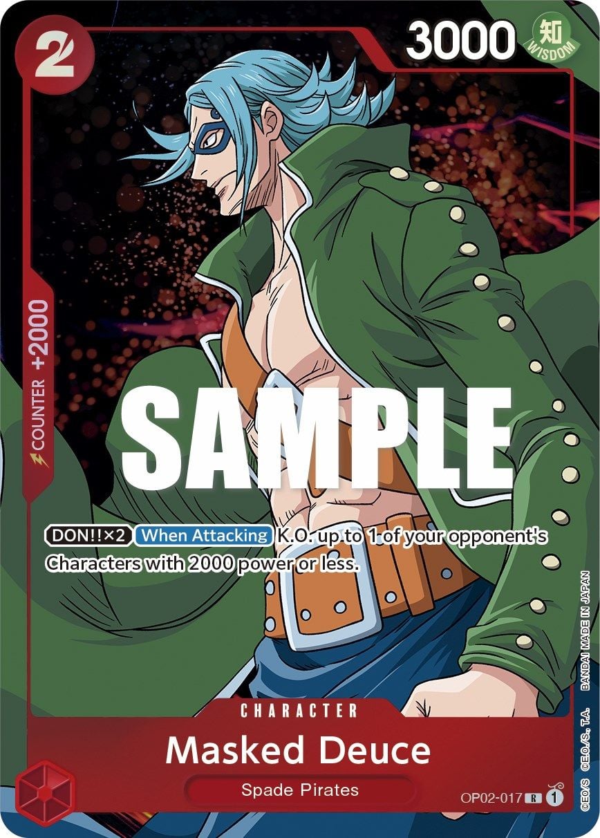 Masked Deuce OP02-017 [ Inglese / Giapponese / Francese / Cinese Semplificato ]