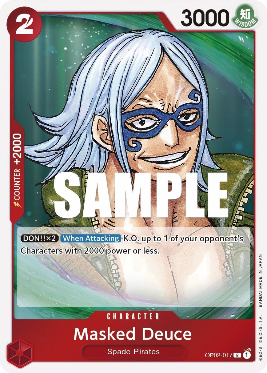 Masked Deuce OP02-017 [ Inglese / Giapponese / Francese / Cinese Semplificato ]