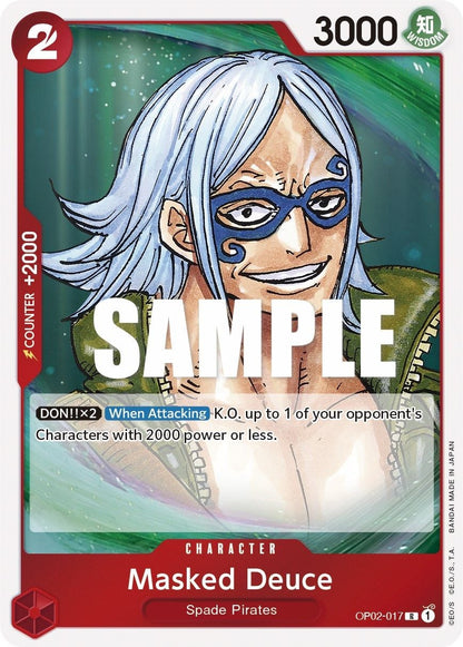 Masked Deuce OP02-017 [ Inglese / Giapponese / Francese / Cinese Semplificato ]