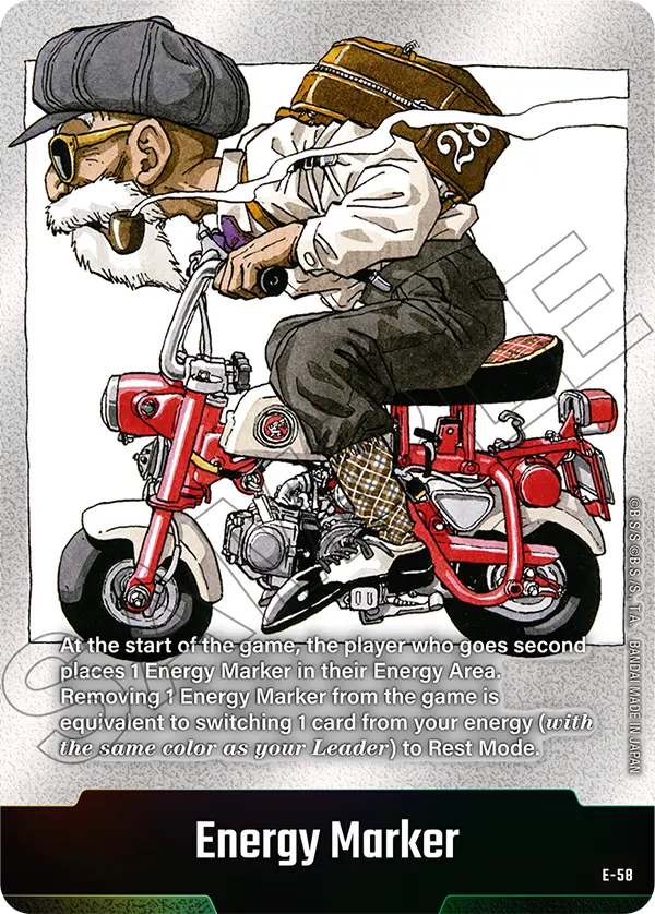 "Master Roshi" Energy Marker E-58 [ Inglese / Giapponese ]