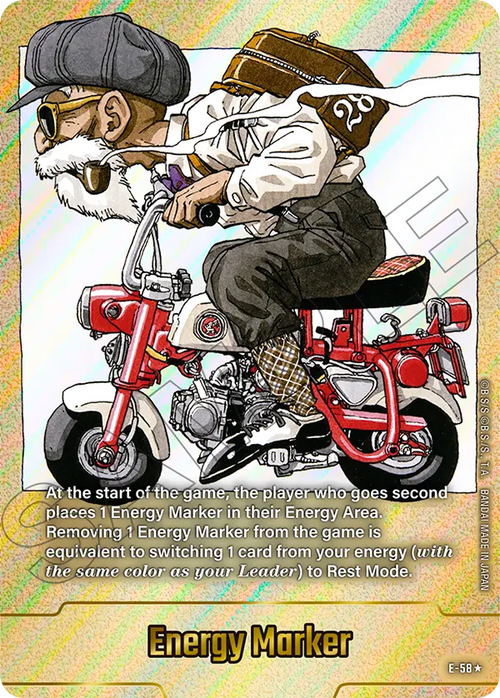 "Master Roshi" Energy Marker E-58 [ Inglese / Giapponese ]