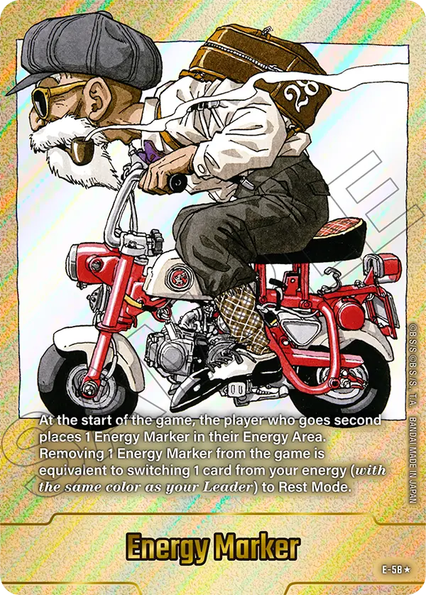 "Master Roshi" Energy Marker E-58 [ Inglese / Giapponese ]