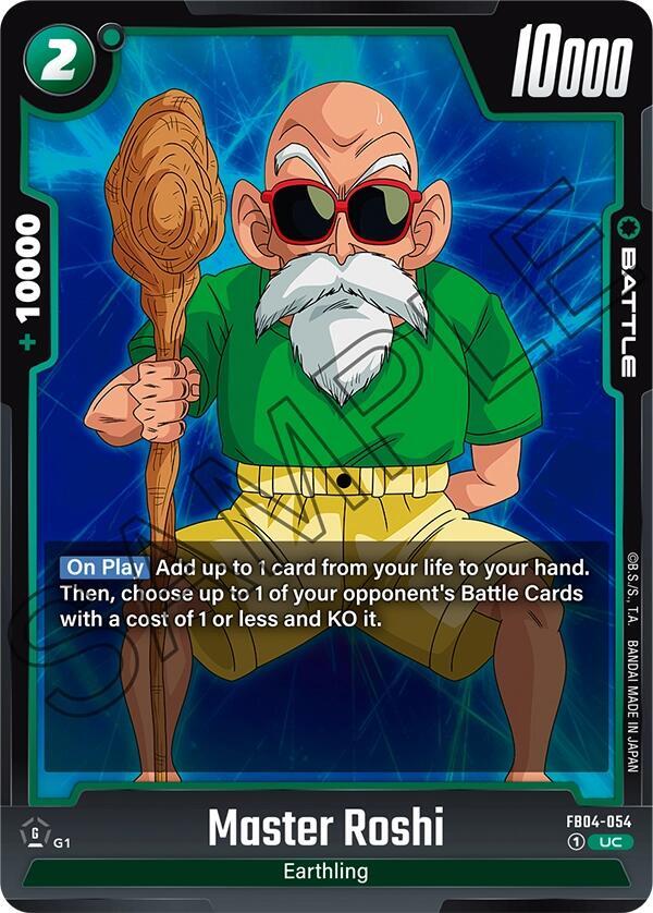 Master Roshi FB04-054 [ Inglese / Giapponese ]