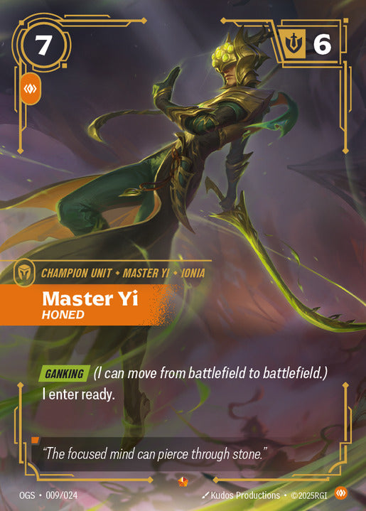 Master Yi - Honed (Promo) [ Inglese / Cinese Semplificato ]