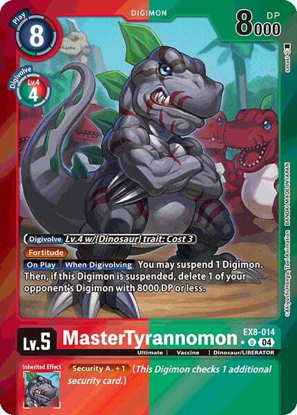 MasterTyrannomon EX8-014 [ Inglese / Giapponese ]