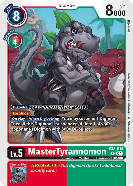 MasterTyrannomon EX8-014 [ Inglese / Giapponese ]