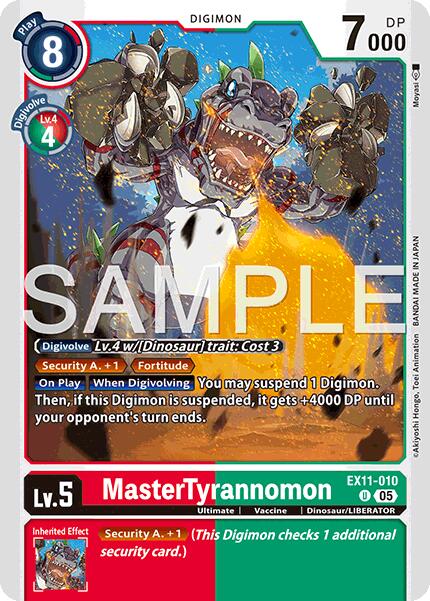 MasterTyrannomon EX11-010 [ Inglese / Giapponese ]