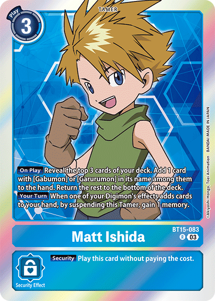 Matt Ishida BT15-083 [ Inglese / Giapponese ]