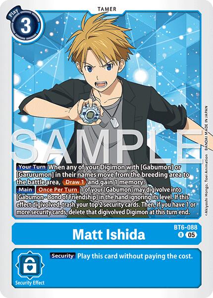 Matt Ishida BT6-088 [ Inglese / Giapponese ]