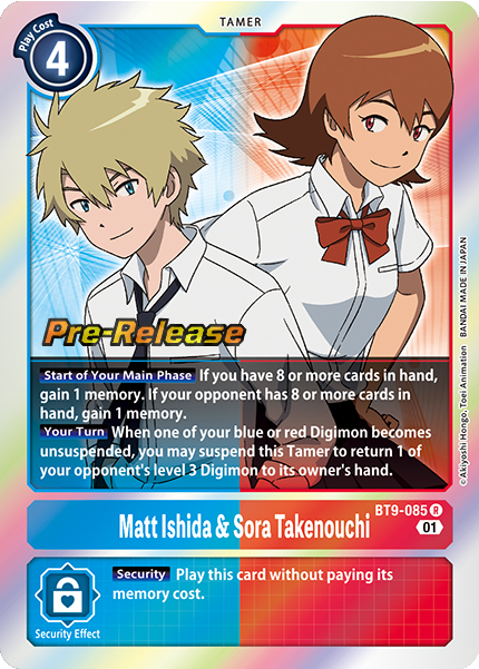 Matt Ishida & Sora Takenouchi BT9-085 [ Inglese / Giapponese ]