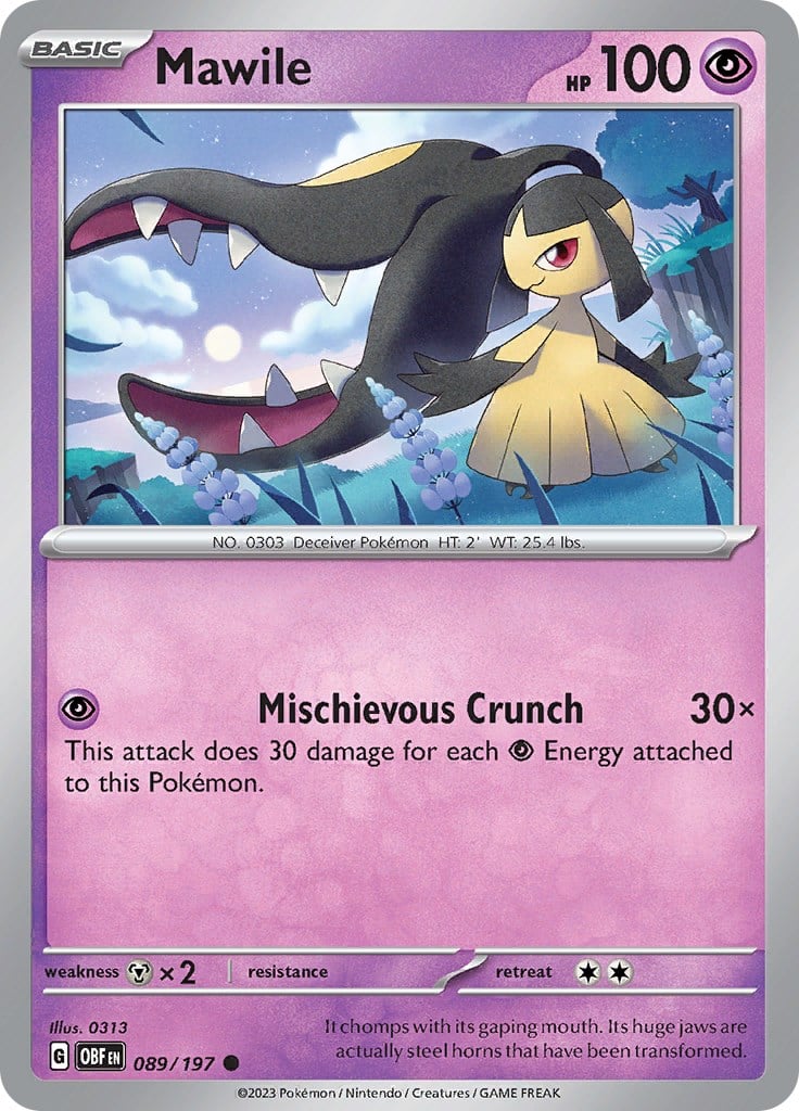 Mawile - Ossidiana Infuocata 089/197 [ Italiano ]