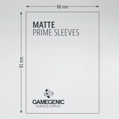 Matte Prime Yellow Gialle Sleeves (100) Standard Size Gamegenic