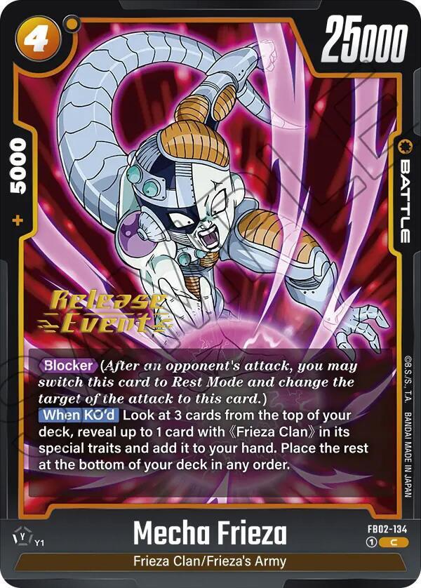 Mecha Frieza FB02-134 [ Inglese / Giapponese ]