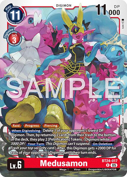 Medusamon BT24-017 [ Inglese / Giapponese ]