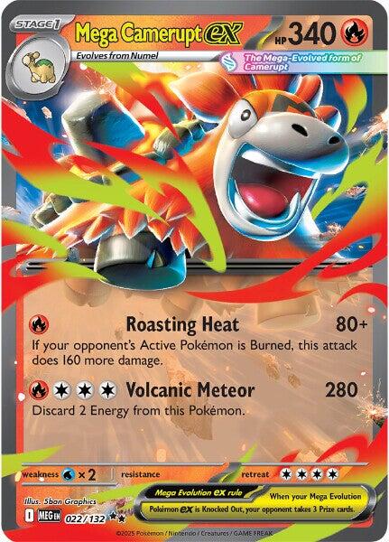 Mega Camerupt-ex - Megaevoluzione 022/132 [ Italiano ]