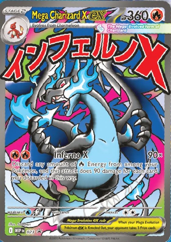 Mega Charizard X-ex - Fiamme Spettrali 013/094 [ Italiano / Inglese ]