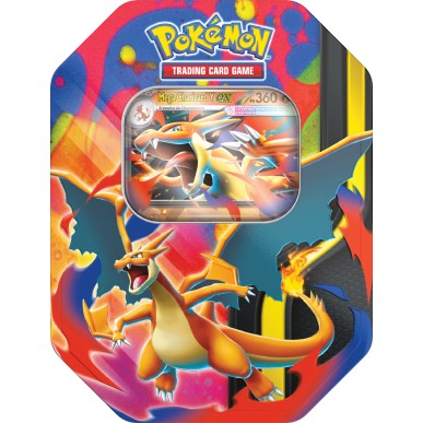 Pokémon Mega Charizard Y ex Tin da Collezione  ENG Carte Promo Olografica