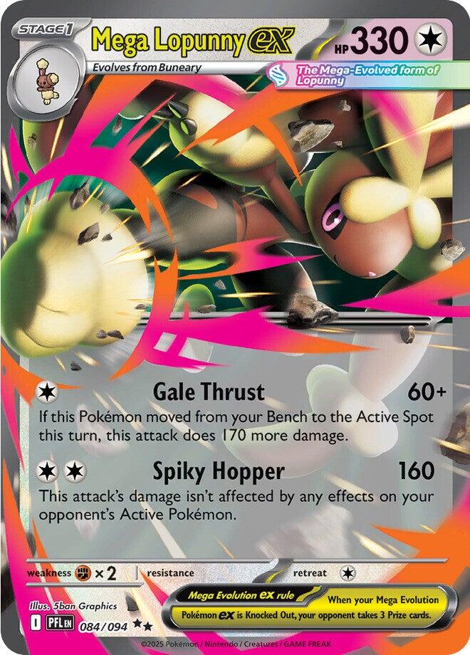 Mega Lopunny-ex - Fiamme Spettrali 084/094 [ Italiano / Inglese ]