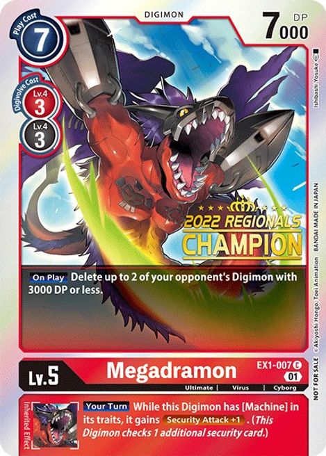 Megadramon EX1-007 [ Inglese / Giapponese ]