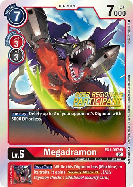 Megadramon EX1-007 [ Inglese / Giapponese ]