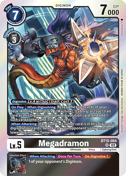 Megadramon BT15-064 [ Inglese / Giapponese ]