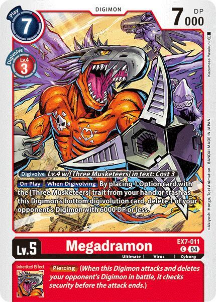 Megadramon EX7-011 [ Inglese / Giapponese ]