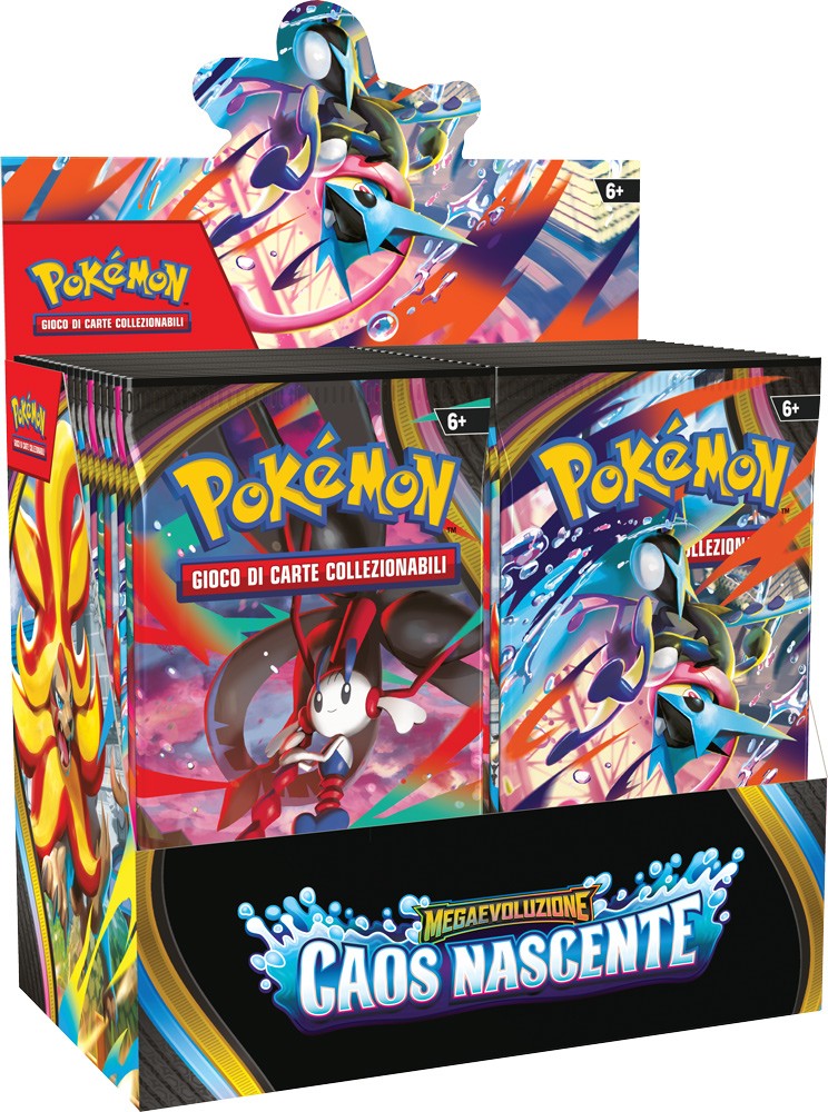 Pokémon TCG Megaevoluzione : Caos Nascente Display da 36 Buste ITA