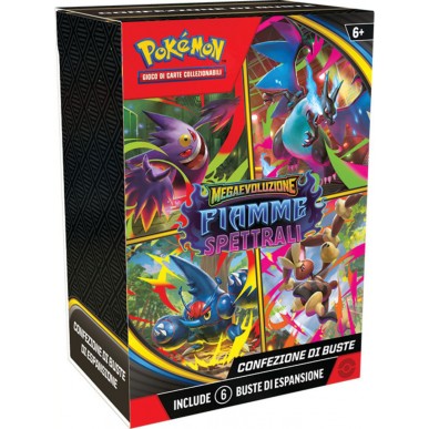 Pokemon TCG - Megaevoluzione: Fiamme Spettrali - Bundle 6 Buste ( ITA )