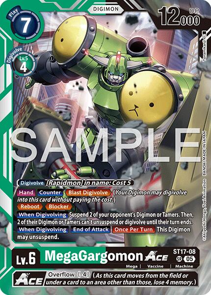 MegaGargomon ACE ST17-08 [ Inglese / Giapponese ]