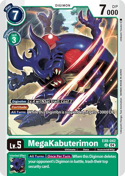 MegaKabuterimon EX8-042 [ Inglese / Giapponese ]