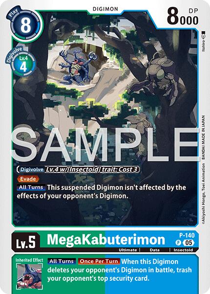 MegaKabuterimon P-140 [ Inglese / Giapponese ]