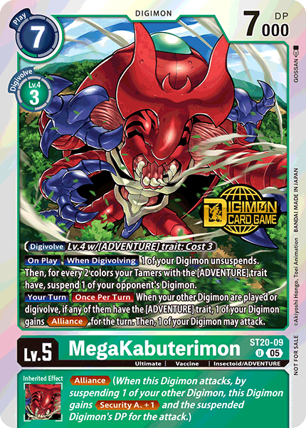 MegaKabuterimon ST20-09 [ Inglese / Giapponese ]