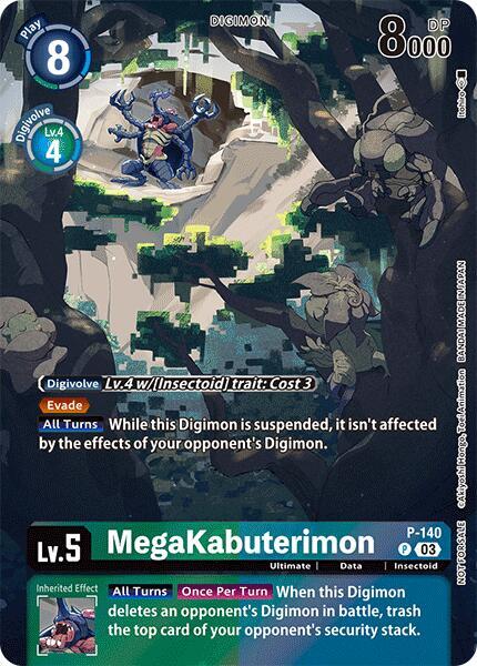 MegaKabuterimon P-140 [ Inglese / Giapponese ]