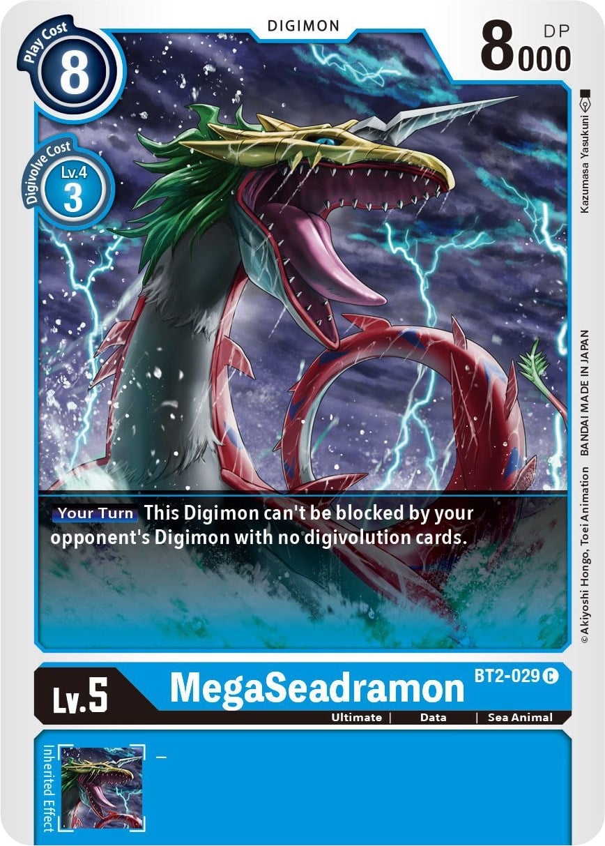 MegaSeadramon BT2-029 [ Inglese / Giapponese ]