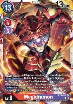 Megidramon EX2-012 [ Inglese / Giapponese ]