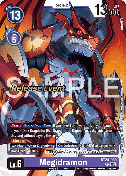 Megidramon BT24-080 [ Inglese / Giapponese ]
