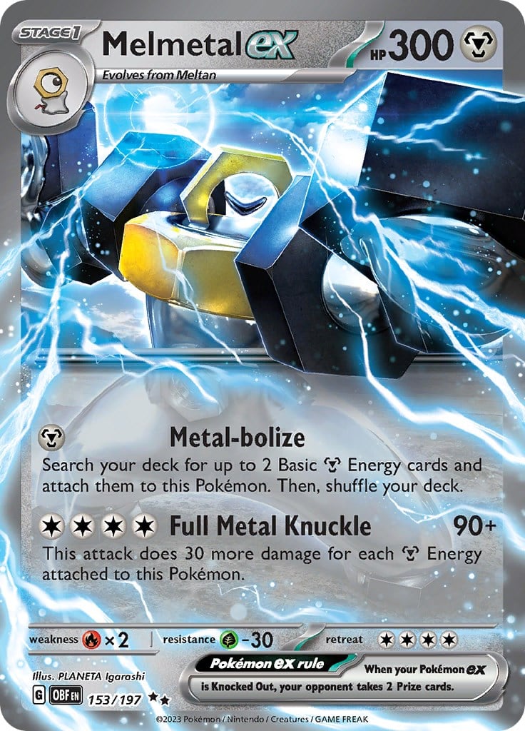 Melmetal-ex - Ossidiana Infuocata 153/197 [ Italiano ]