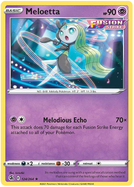 Meloetta - Colpo Fusione 124/264 [ Italiano / Inglese ]