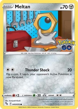 Meltan - Pokémon GO 045/078 [ Italiano / Inglese ]