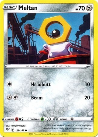 Meltan - Fiamme Oscure 129/189 [ Italiano / Inglese ]