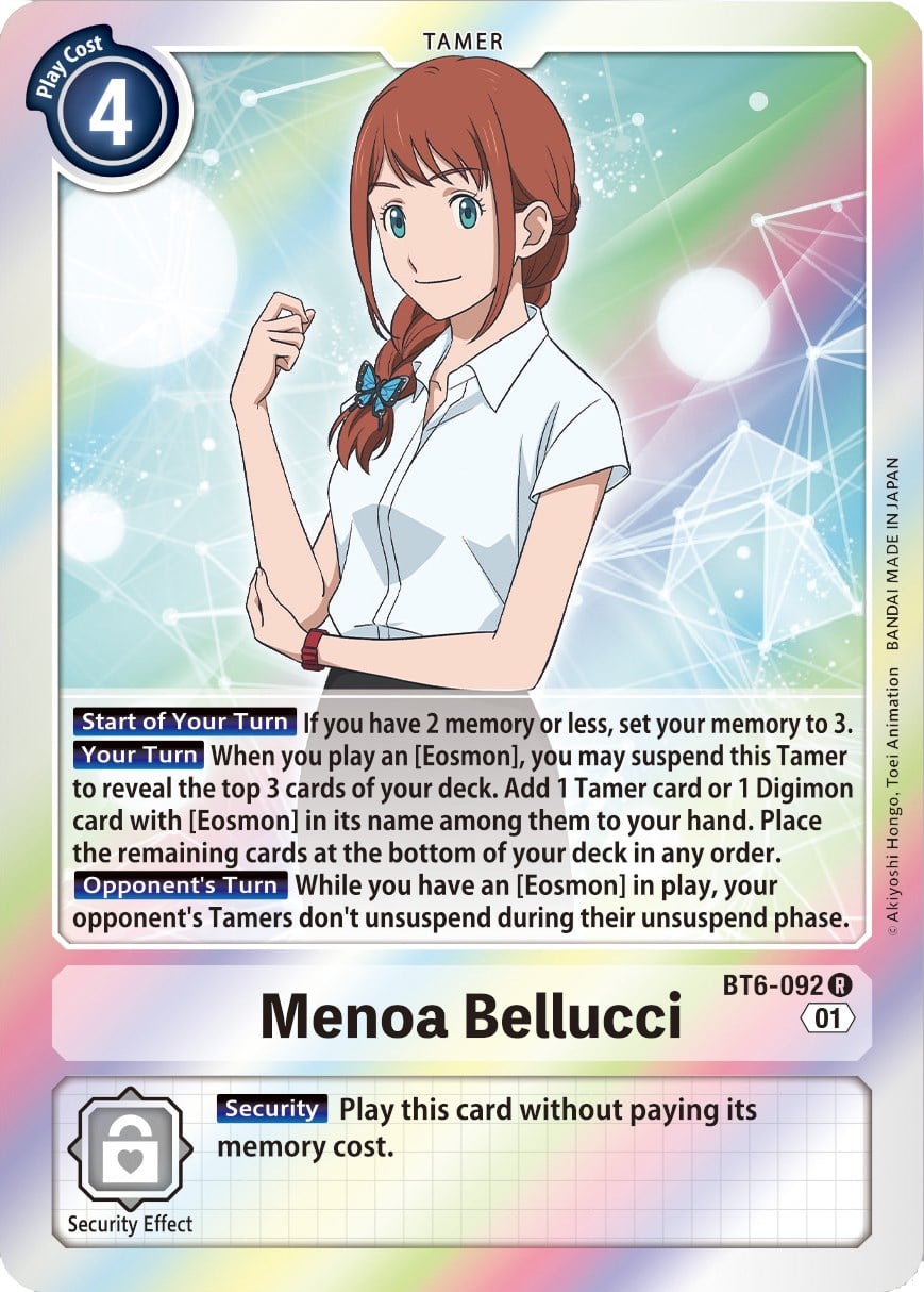 Menoa Bellucci BT6-092 [ Inglese / Giapponese ]