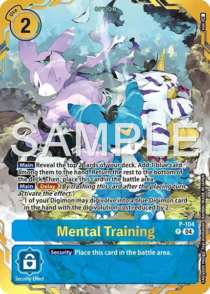 Mental Training P-104 [ Inglese / Giapponese ]