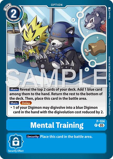 Mental Training P-104 [ Inglese / Giapponese ]