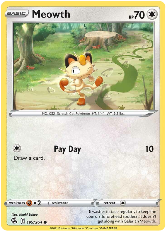 Meowth - Colpo Fusione 199/264 [ Italiano / Inglese ]